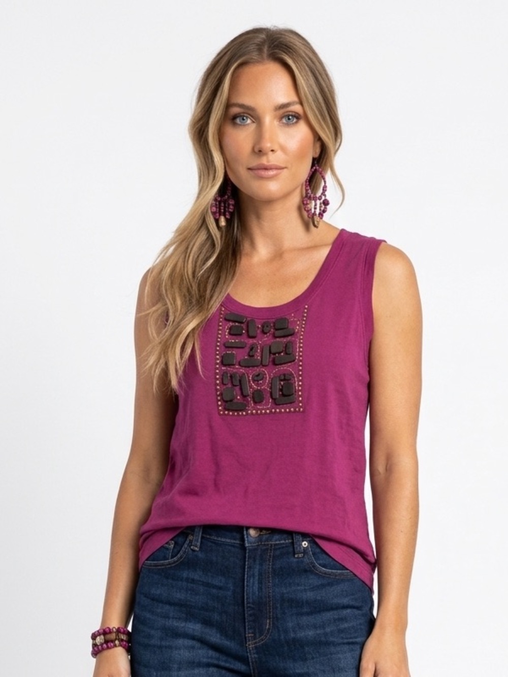 ETRO Milano Italy Tank Top Shirt Embellished
Cork & Bead brand new